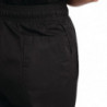 Ērti melni virtuves bikses Easyfit ar Teflon apstrādi - izmērs XS - Whites Chefs Clothing - Fourniresto