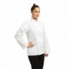 Vegas baltās kokvilnas virtuves jaka ar garām piedurknēm - XL izmērs - Whites Chefs Clothing - Fourniresto