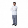 Vegas baltās kokvilnas virtuves jaka ar garām piedurknēm - XL izmērs - Whites Chefs Clothing - Fourniresto