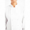 Vegas baltās kokvilnas virtuves jaka ar garām piedurknēm - XL izmērs - Whites Chefs Clothing - Fourniresto