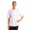 Balta īstermiņa virtuves jaka ar īsām piedurknēm Bostonā - XXL izmērs - Whites Chefs Clothing - Fourniresto