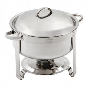 Kopā Chafing Dish Vienna no nerūsējošā tērauda 7,5 L - Olympia - Fourniresto
