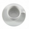 Stackable White Tea Cup Whiteware 200 ml Ø 80 mm - Set of 12 - Olympia - Fourniresto