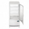 White Positive Refrigerated Display Case 2 Curved Doors 86 L - Polar