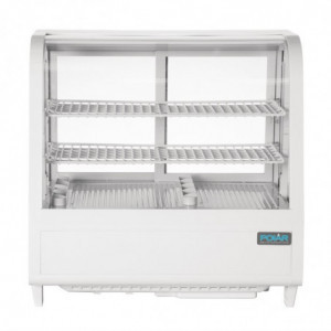 Balts letes ledusskapis - 2 plaukti - 100 L - Polar