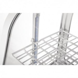 White Countertop Refrigerated Display - 2 Shelves - 100 L - Polar