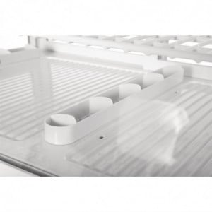 White Countertop Refrigerated Display - 2 Shelves - 100 L - Polar
