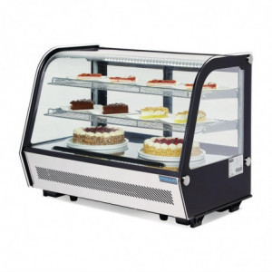 Black Countertop Refrigerated Display 160 L - Polar