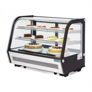 Black Countertop Refrigerated Display 160 L - Polar