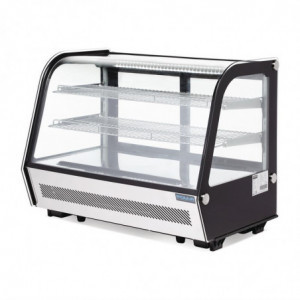 Black Countertop Refrigerated Display 160 L - Polar