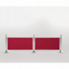 Red Canvas Barrier and Fixings - Bolero - Fourniresto