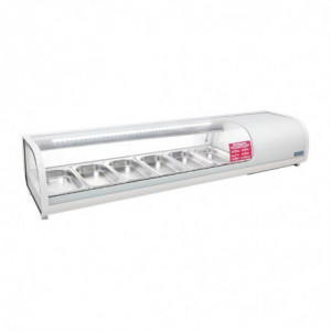 Aukstuma vitrīna Tapas 6 x GN 1/3 - Polar