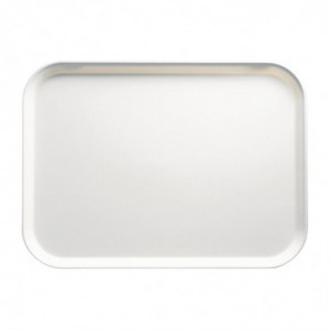 Stikla šķiedras plāksne Camtray balta 45,7 cm - Cambro - Fourniresto