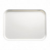 Stikla šķiedras plāksne Camtray balta 45,7 cm - Cambro - Fourniresto