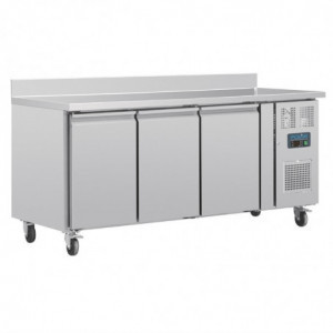 Refrigerated Table with Backsplash 3 Doors - 417 L - Polar