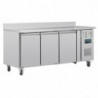 Refrigerated Table with Backsplash 3 Doors - 417 L - Polar
