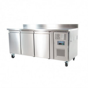 Refrigerated Table with Backsplash 3 Doors - 417 L - Polar