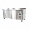 Refrigerated Table with Backsplash 3 Doors - 417 L - Polar