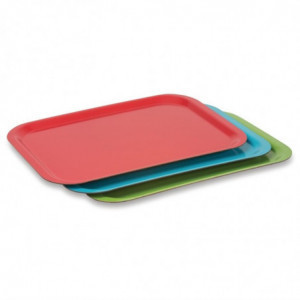 Trapezoidal Polyester Service Tray GN 500x325mm Green - Roltex - Fourniresto