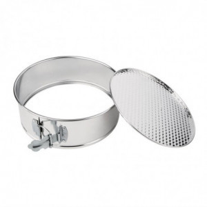 Apaļā veidne ar eņģēm no balta dzelzs - Ø 260mm - Vogue