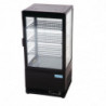 Positive Black Refrigerated Display Case Series C - 68 L - Polar
