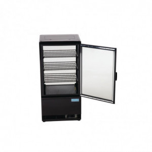 Positive Black Refrigerated Display Case Series C - 68 L - Polar
