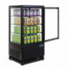 Positive Black Refrigerated Display Case Series C - 68 L - Polar