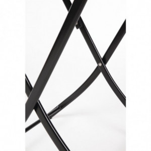 Kvadrātiska saliekama rotanga galds - 600mm - Bolero - Fourniresto