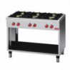 6 intense gas flames - Gastro M - Fourniresto