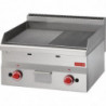 Plancha Gāze Plāksne Pusgluda Pusrievota - L 600 x P 600mm - Gastro M