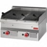 Grilēšana ar gāzi uz lavakmens P 600mm - Gastro M