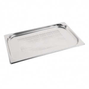 Bac Gastronorme inox perforēts GN 1/1 150mm - Vogue - Fourniresto