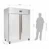 Negatīva ledusskapis ar divām durvīm - 1300 L - Polar - Fourniresto