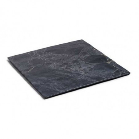 Kvadrātveida šķīvis "Stone" no melamīna - 285 x 285 mm - Lacor