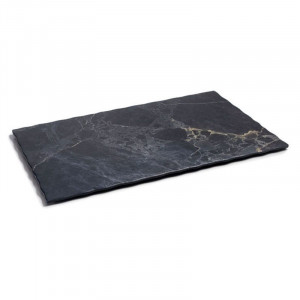 Taisnstūra šķīvis "Stone" no melamīna - 350 x 285 mm - Lacor