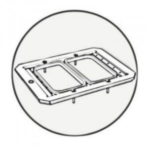 Forma termoslēdzējam VG 600 un 800 - GN 1/4 - LAVEZZINI