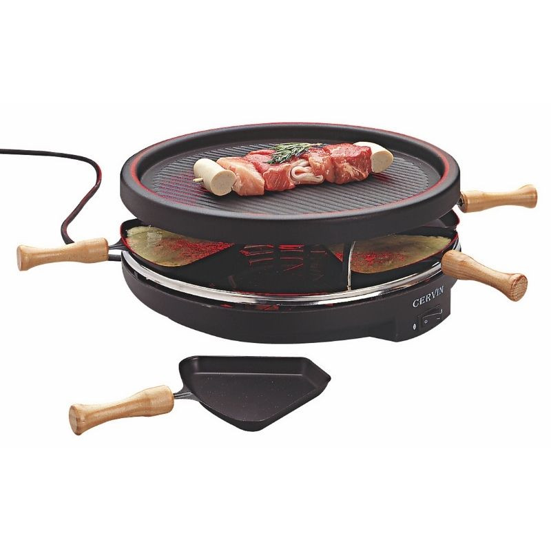 Appareil à Raclette et Grill - 6 Poêlons Appareil à Raclette et Grill - 6 Poêlons