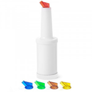 Flakons ar daudzkrāsainiem izliešanas snīpjiem - Zīmols HENDI