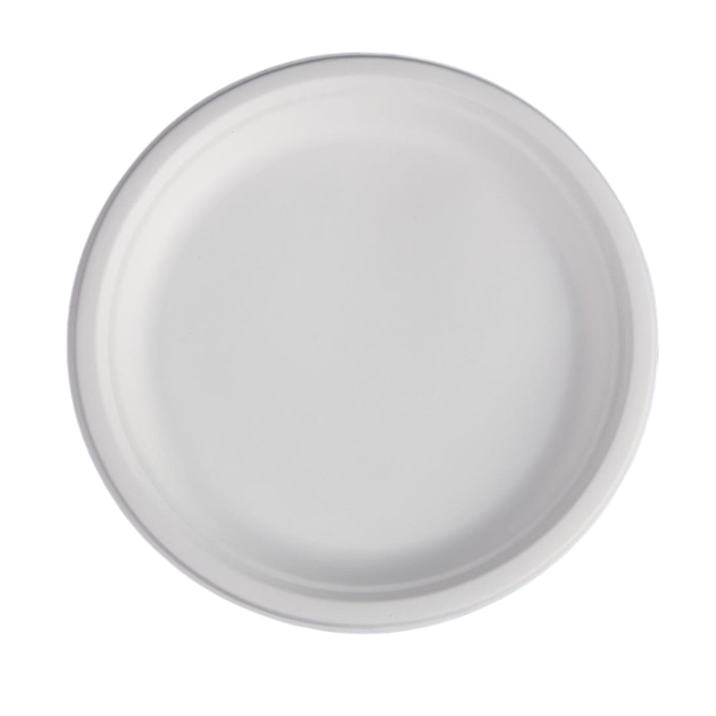 Apaļas šķīvji no bagases - 26,1 cm - Komplektā 50 - FourniResto