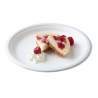 Apaļas šķīvji no bagases - 26,1 cm - Komplektā 50 - FourniResto