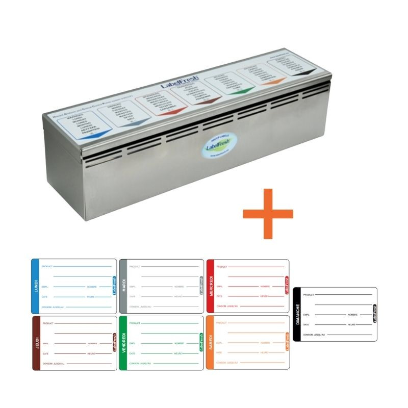 Boîte et Etiquettes de Traçabilité Starter Kit Pro - Label Fresh Boîte et Etiquettes de Traçabilité Starter Kit Pro - Label Fresh