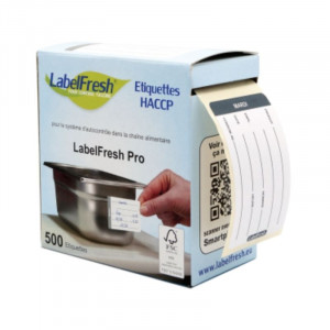 Trauksmes marķējums LabelFresh Pro - Otrdiena - 70 x 45 mm - 500 gab. - LabelFresh