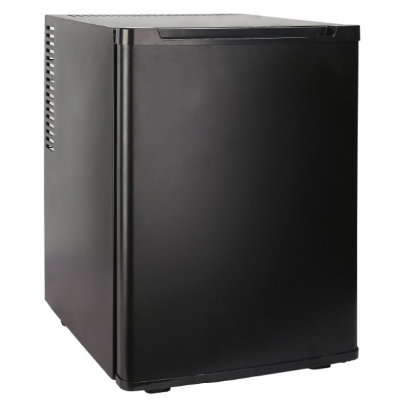 Mini ledusskapis ar pilnu durvju paneļu melnā krāsā - 40 L Mini ledusskapis ar pilnu durvju paneļu melnā krāsā - 40 L