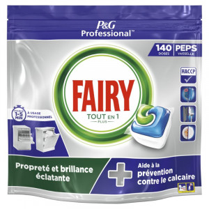 Tabletes trauku mazgāšanas mašīnai Visā vienā - 140 mazgāšanas - Fairy Professional