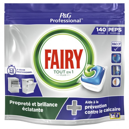 Tabletes trauku mazgāšanas mašīnai Visā vienā - 140 mazgāšanas - Fairy Professional