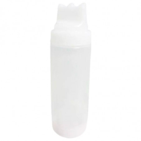 Plastmasas pudele ar 3 izlietnēm - 600 ml - ideāla restorāniem