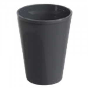 Pelēks atkārtoti lietojams kauss PP - 30 cl - komplekts 24