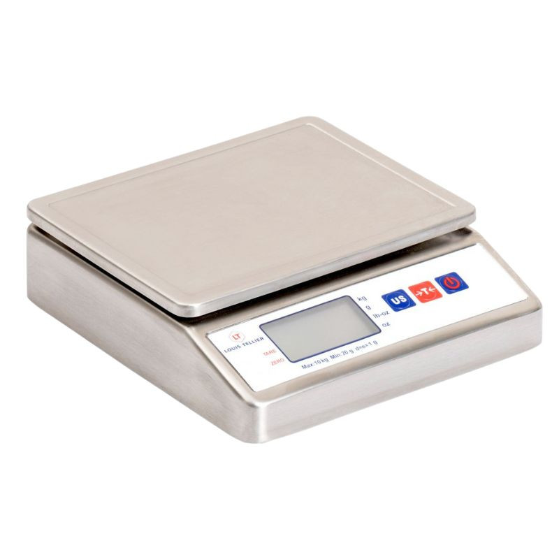 Profesionāla kompakta elektroniskā svari - 10 kg - Tellier Profesionāla kompakta elektroniskā svari - 10 kg - Tellier