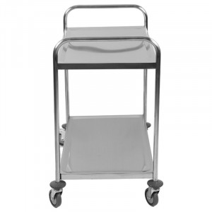 Chariot Inox 2 plaukstas Dynasteel - Profesionāls restorāns. Izturīgs, viegli pārvietojams un stiprs.