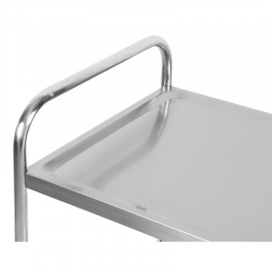 Chariot Inox 2 plaukstas Dynasteel - Profesionāls restorāns. Izturīgs, viegli pārvietojams un stiprs.